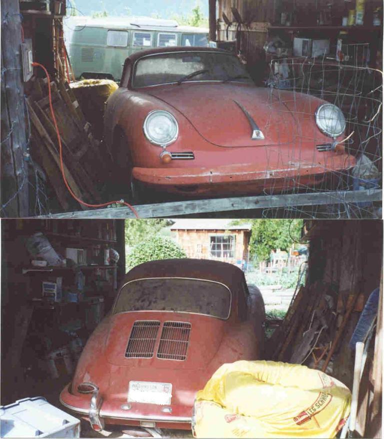 Westy barn find Bob 1965 Westy 1963 Porsche 356 20050918
