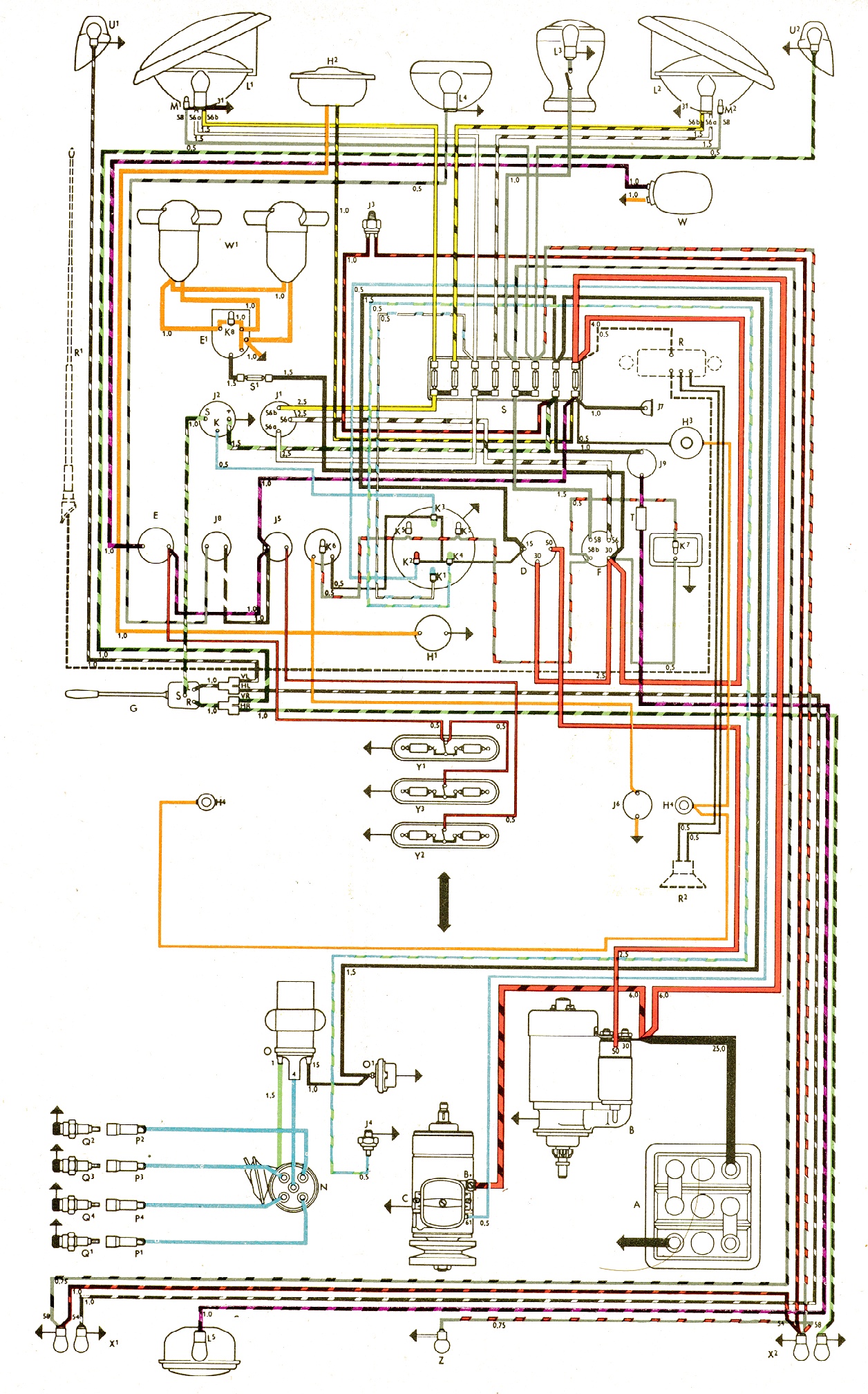 Vanagon Wiring Diagram - Wiring Diagram